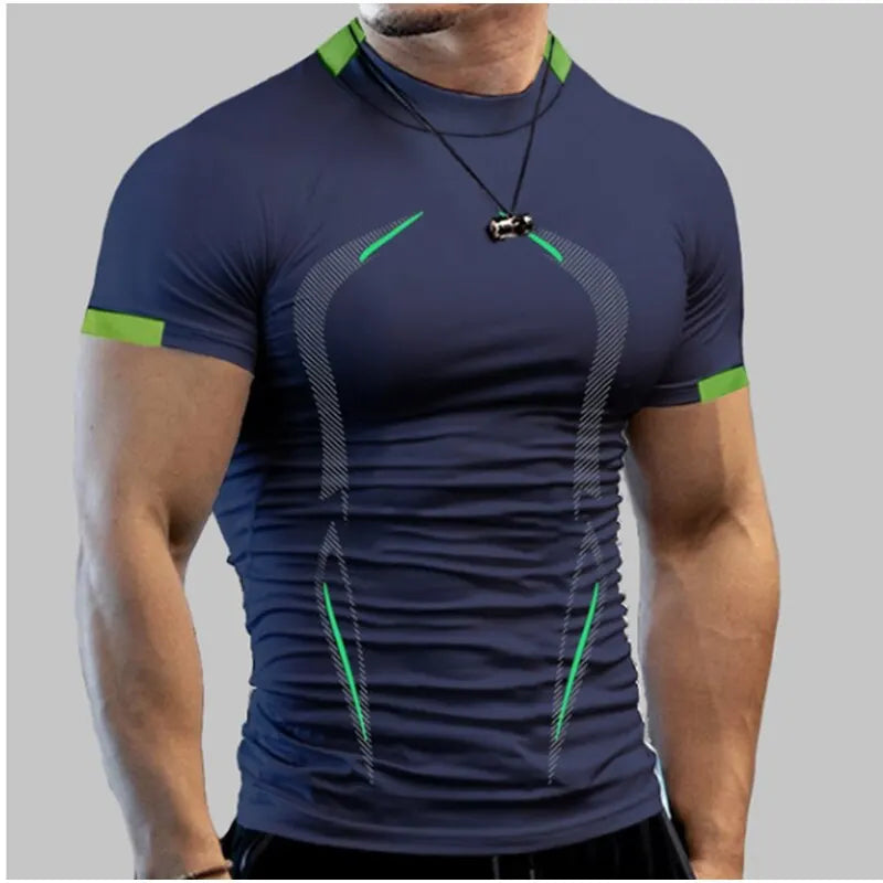 Men’s Fitted Quick-Dry Fitness T-Shirt – Train Hard, Stay Fresh - Embrace Your Quirk