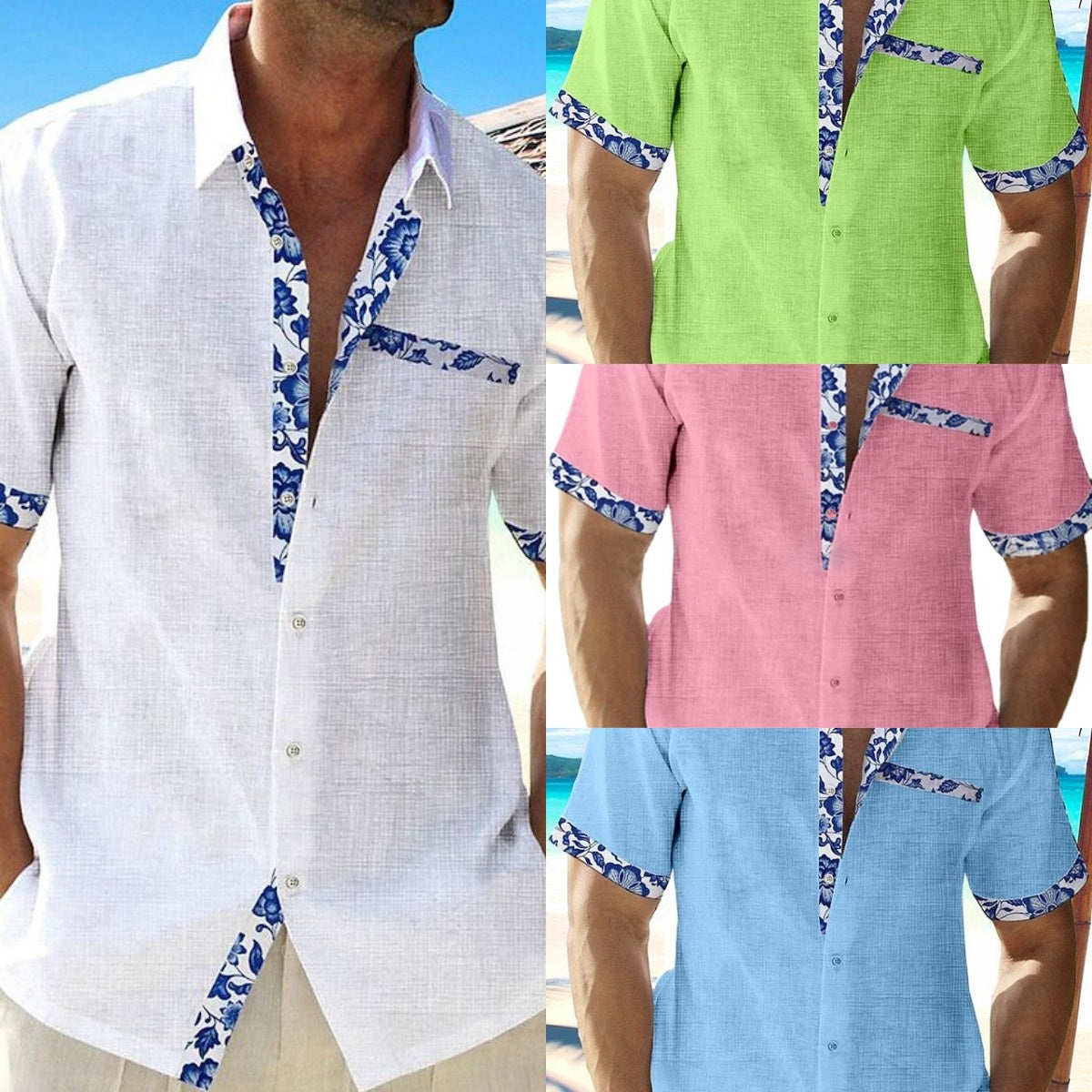 Bold, Bright, and Breezy Men’s Vibrant Summer Shirt - Embrace Your Quirk