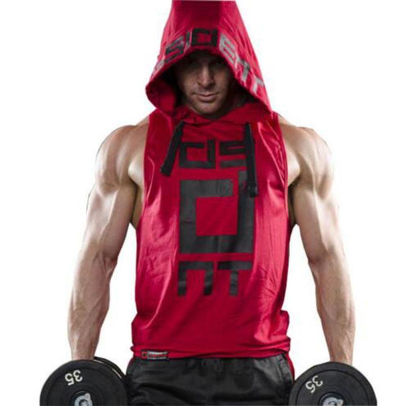 Men’s Sleeveless Gym Hoodie – Train Hard, Stay Cool