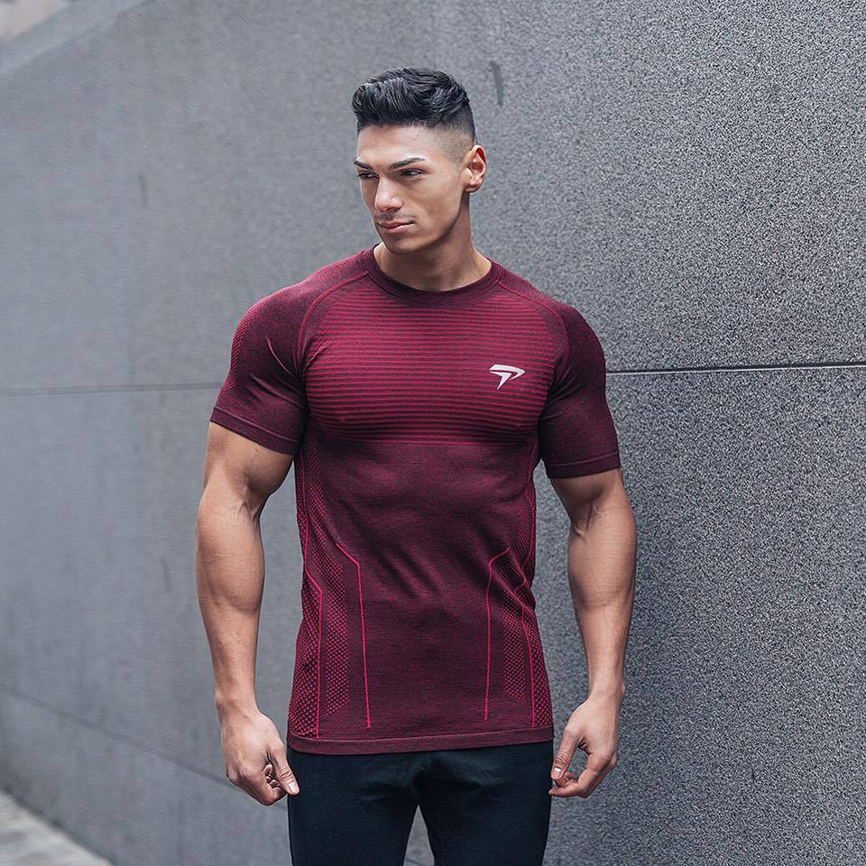 High-performance men's workout T-shirt