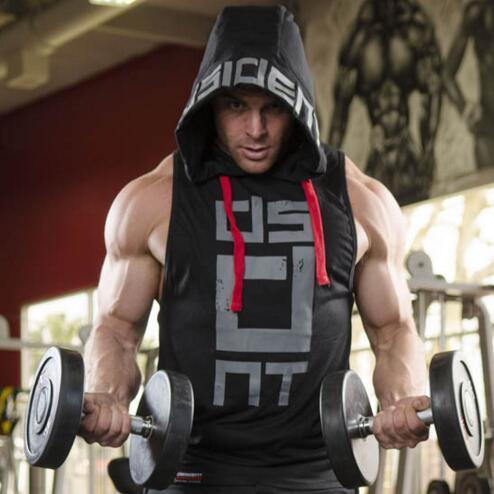 Men’s Sleeveless Gym Hoodie – Train Hard, Stay Cool