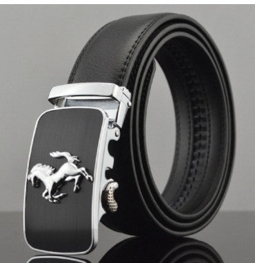 Men Automatic Buckle Leather Belts - Embrace Your Quirk