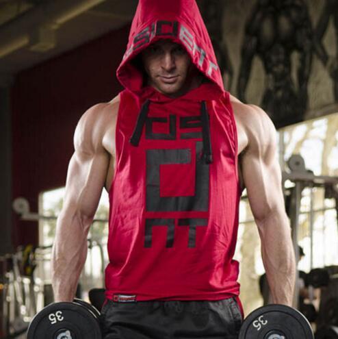 Men’s Sleeveless Gym Hoodie – Train Hard, Stay Cool