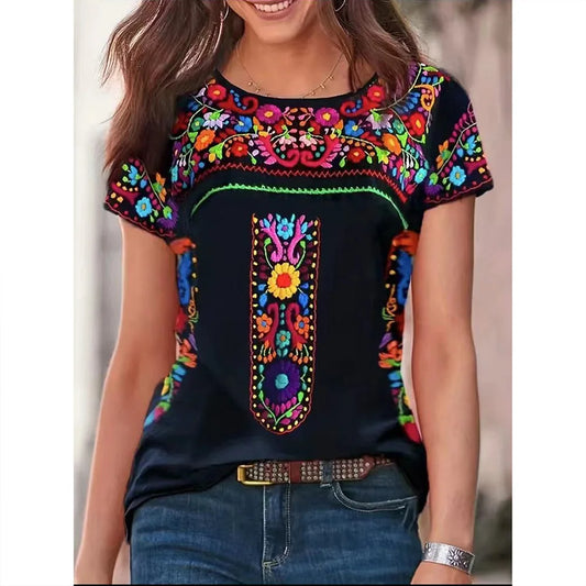 Embrace your inner free spirit, with this mandala T-shirt!