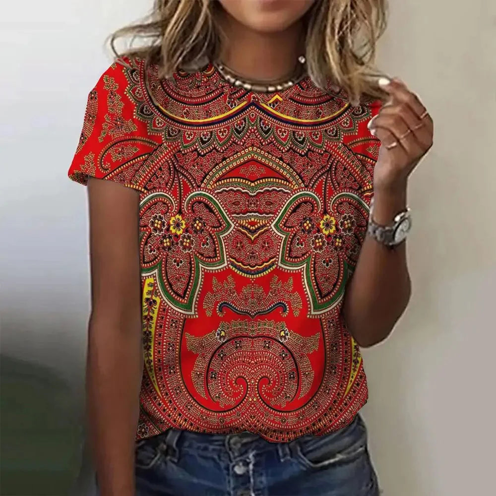 Embrace your inner free spirit, with this mandala T-shirt!