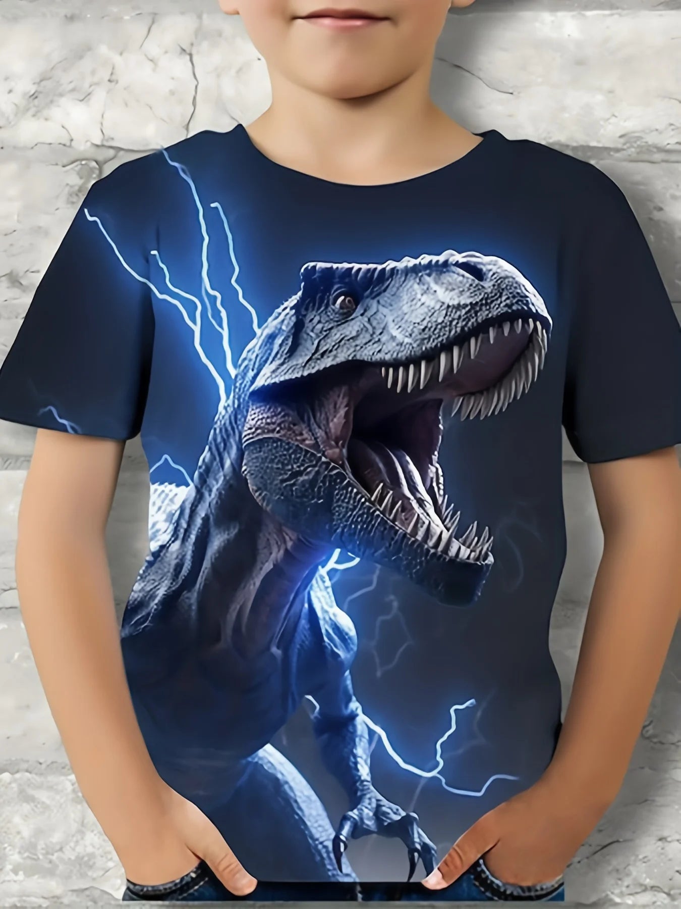 Dinosaur Adventure Boys' T-Shirt – Fun, Vibrant & Comfy!