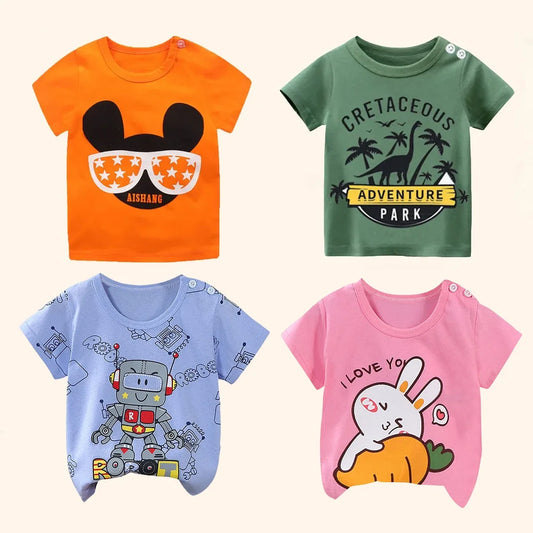 Fun & Colourful Cartoon Kids' T-Shirt – Playful Style for Boys & Girls!