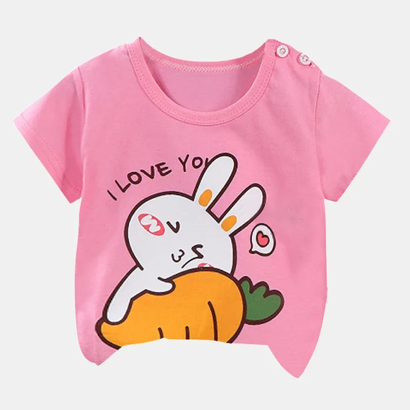 Fun & Colourful Cartoon Kids' T-Shirt – Playful Style for Boys & Girls!